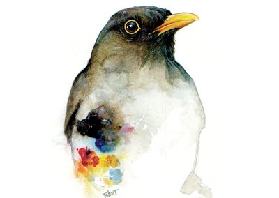 Robert-Greenwood_Mr-Blackbird_Painting